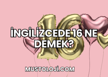 İngilizcede 16 Ne Demek?