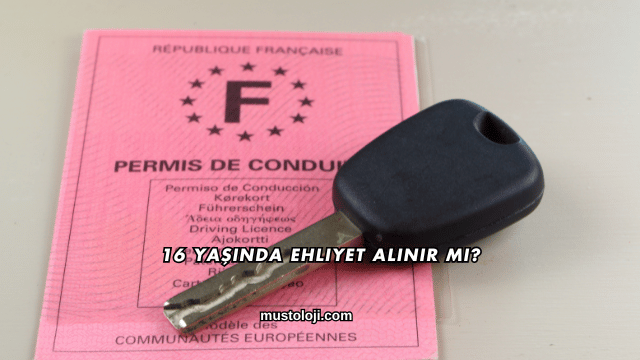 16 Yaşında Ehliyet Alınır mı?