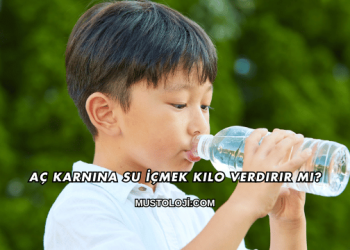 Aç Karnına Su İçmek Kilo Verdirir mi?