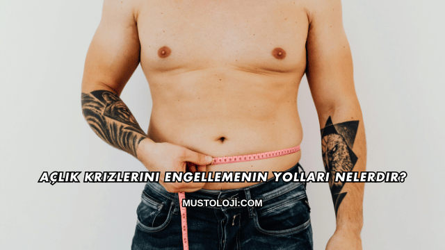 Açlık Krizlerini Engellemenin Yolları Nelerdir?
