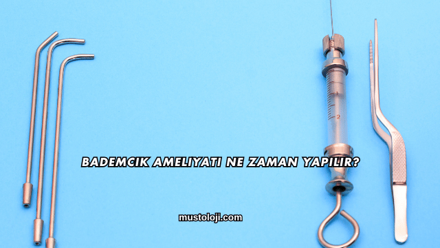 Bademcik Ameliyatı Ne Zaman Yapılır?