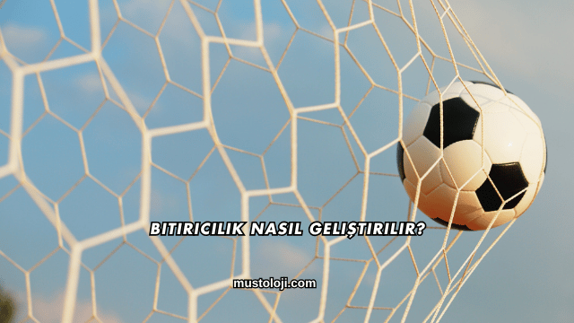 Bitiricilik Nasıl Geliştirilir?