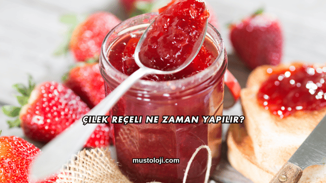 Çilek Reçeli Ne Zaman Yapılır?