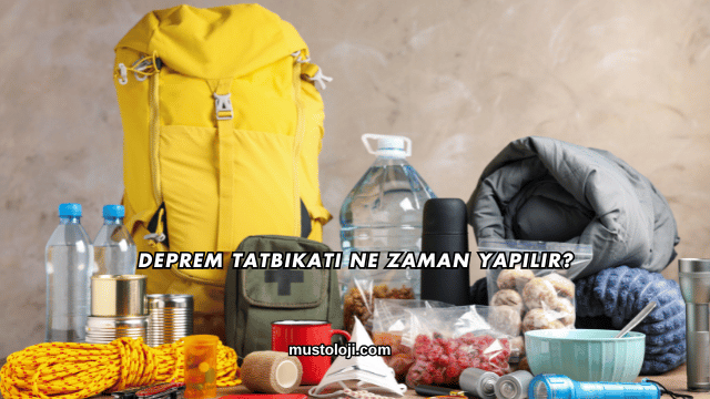 Deprem Tatbikatı Ne Zaman Yapılır?