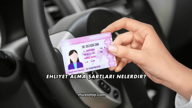 Ehliyet Alma Şartları Nelerdir?