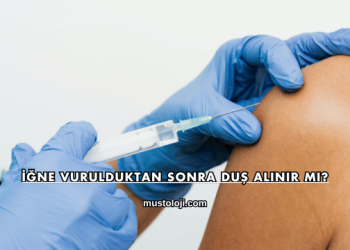 İğne Vurulduktan Sonra Duş Alınır mı?