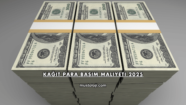 Kağıt Para Basım Maliyeti 2025