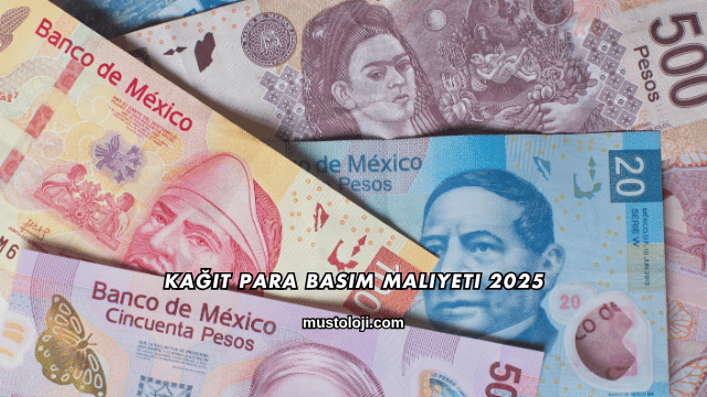 Kağıt Para Basım Maliyeti 2025