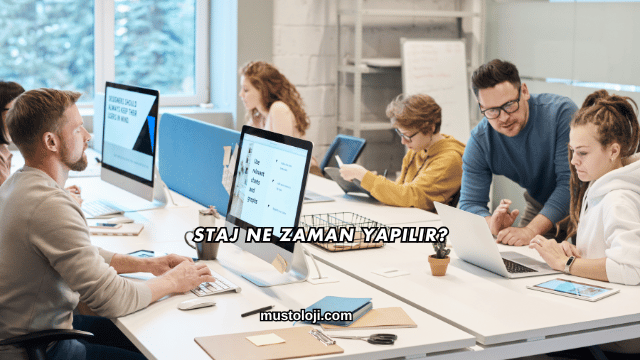 Staj Ne Zaman Yapılır?