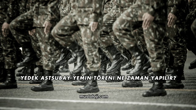 Yedek Astsubay Yemin Töreni Ne Zaman Yapılır?