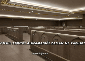 Gusul Abdesti Alınamadığı Zaman Ne Yapılır?