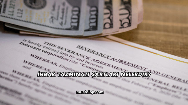 İhbar Tazminatı Şartları Nelerdir?