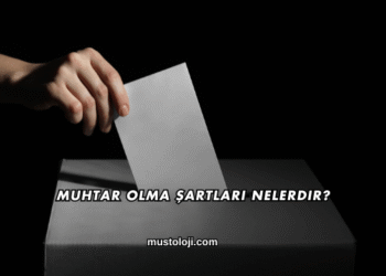 Muhtar Olma Şartları Nelerdir?