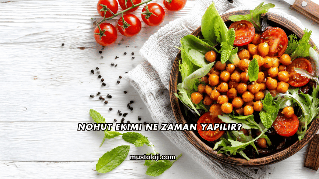 Nohut Ekimi Ne Zaman Yapılır?