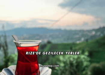 Rize'de Gezilecek Yerler