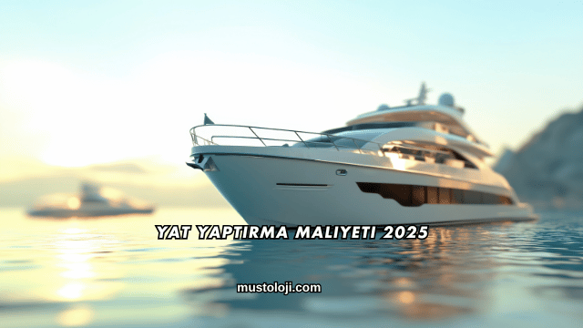 Yat Yaptırma Maliyeti 2025