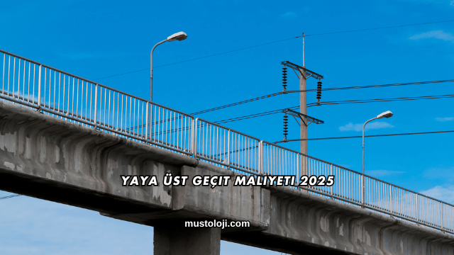 Yaya Üst Geçit Maliyeti 2025