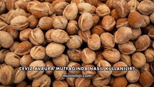 Ceviz Avrupa Mutfağında Nasıl Kullanılır?