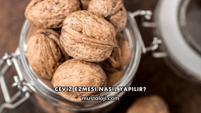 Ceviz Ezmesi Nasıl Yapılır?