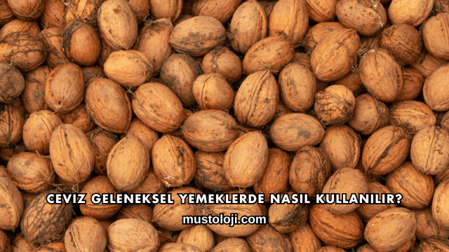 Ceviz Geleneksel Yemeklerde Nasıl Kullanılır?