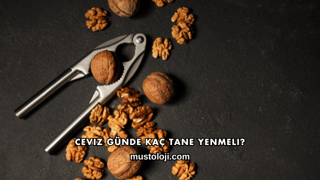 Ceviz Günde Kaç Tane Yenmeli?