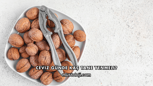 Ceviz Günde Kaç Tane Yenmeli?
