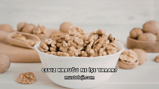 Ceviz Kabuğu Ne İşe Yarar?