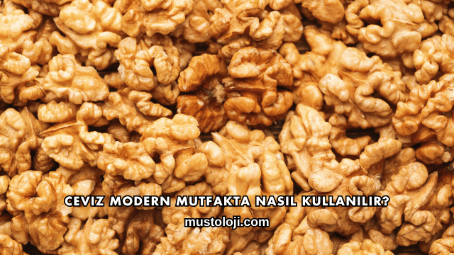 Ceviz Modern Mutfakta Nasıl Kullanılır?