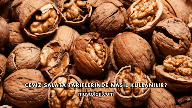 Ceviz Salata Tariflerinde Nasıl Kullanılır?