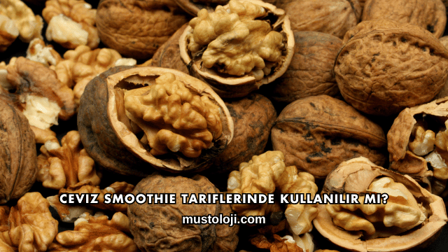 Ceviz Smoothie Tariflerinde Kullanılır mı?
