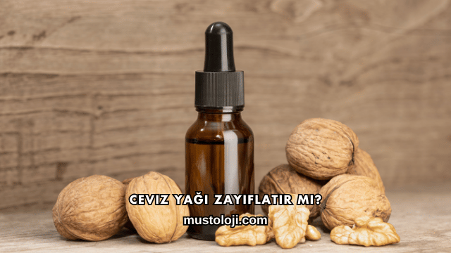 Ceviz Yağı Zayıflatır mı?