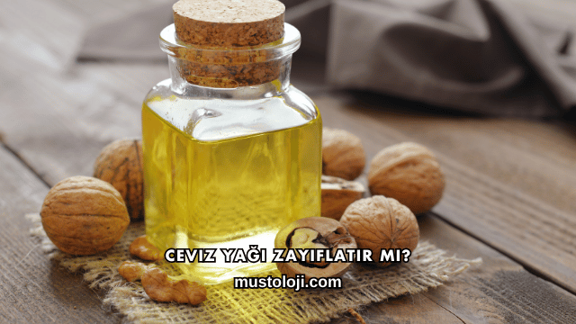 Ceviz Yağı Zayıflatır mı?