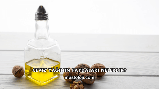 Ceviz Yağının Faydaları Nelerdir?