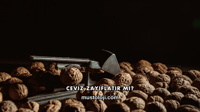 Ceviz Zayıflatır mı?