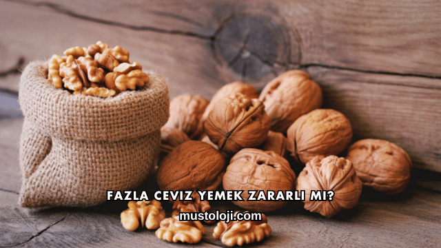 Fazla Ceviz Yemek Zararlı mı?
