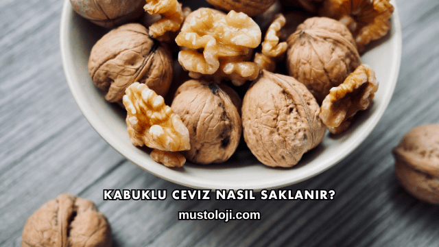 Kabuklu Ceviz Nasıl Saklanır?
