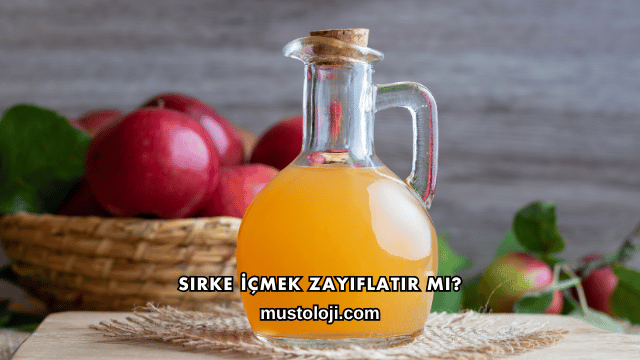 Sirke İçmek Zayıflatır mı?