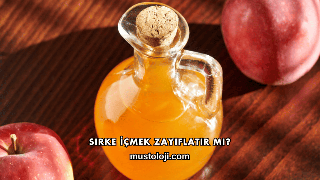 Sirke İçmek Zayıflatır mı?