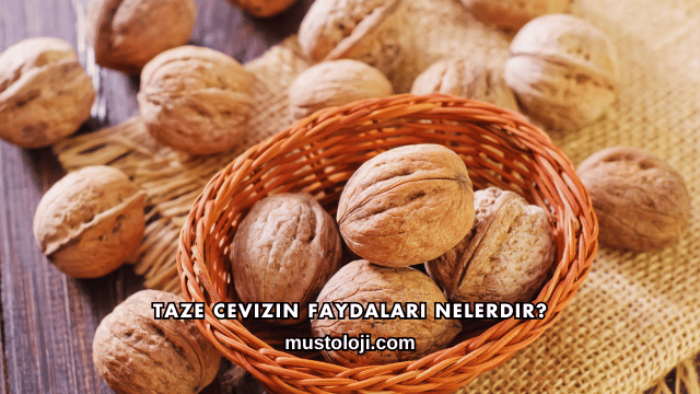 Taze Cevizin Faydaları Nelerdir?